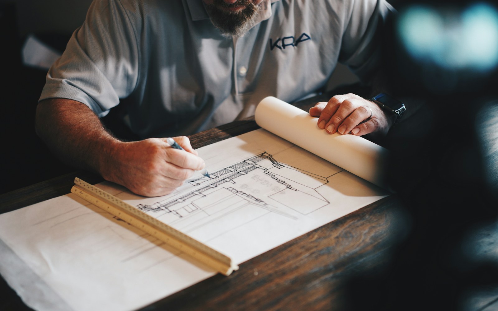 Architectural plans and construction documentation in review
