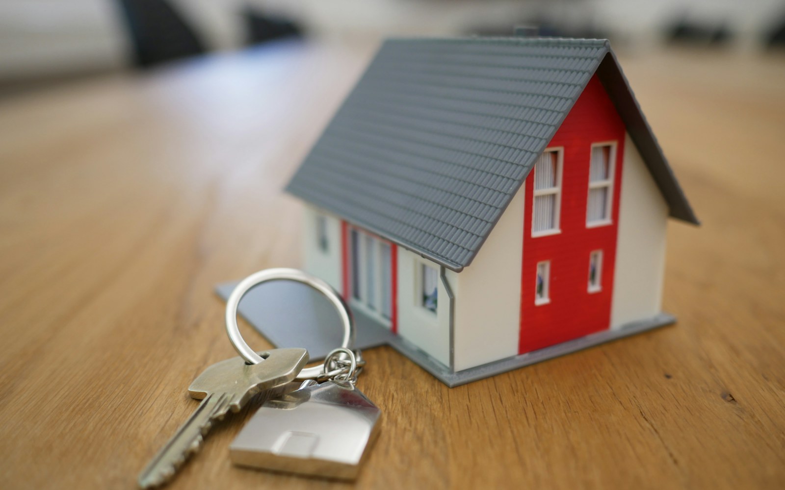 Residential housing model with keys