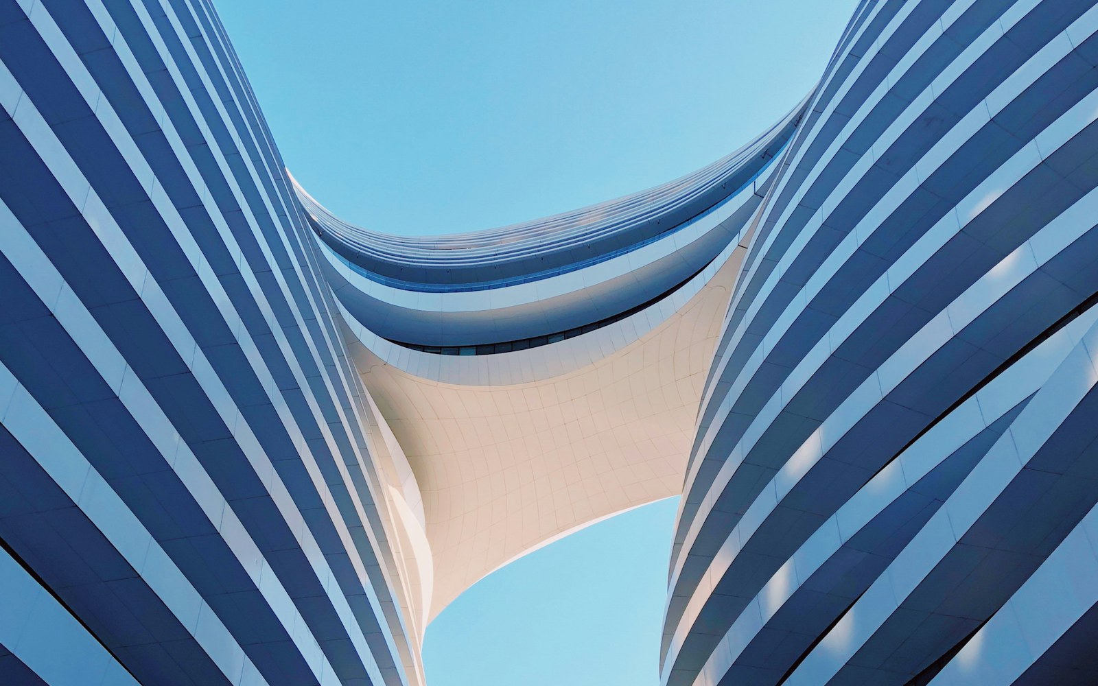 Modern mixed-use building facade