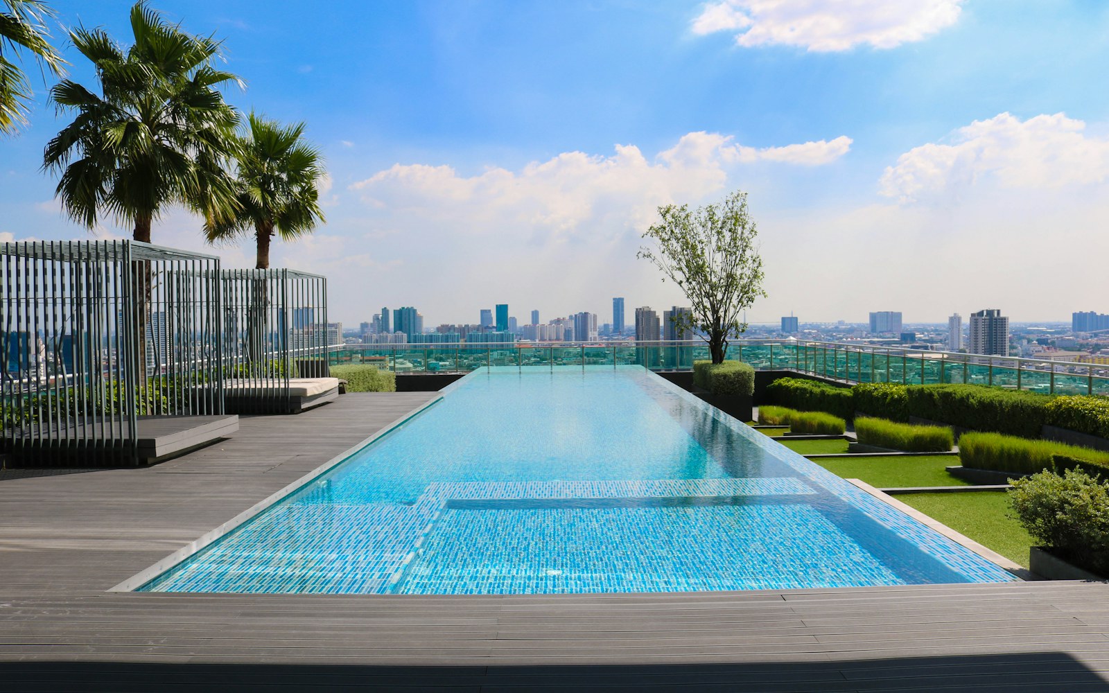 Outdoor pool and resident amenity area